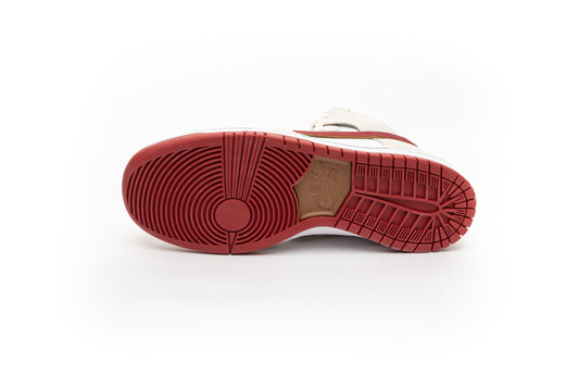 Nike SB Dunk High "Sail Bright Crimson"
