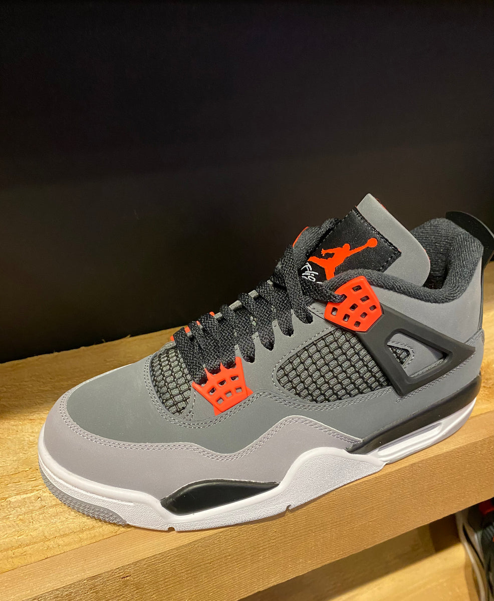 Jordan 4 Retro “ Infrared Dark Grey” – www.firstclasssneaks.com