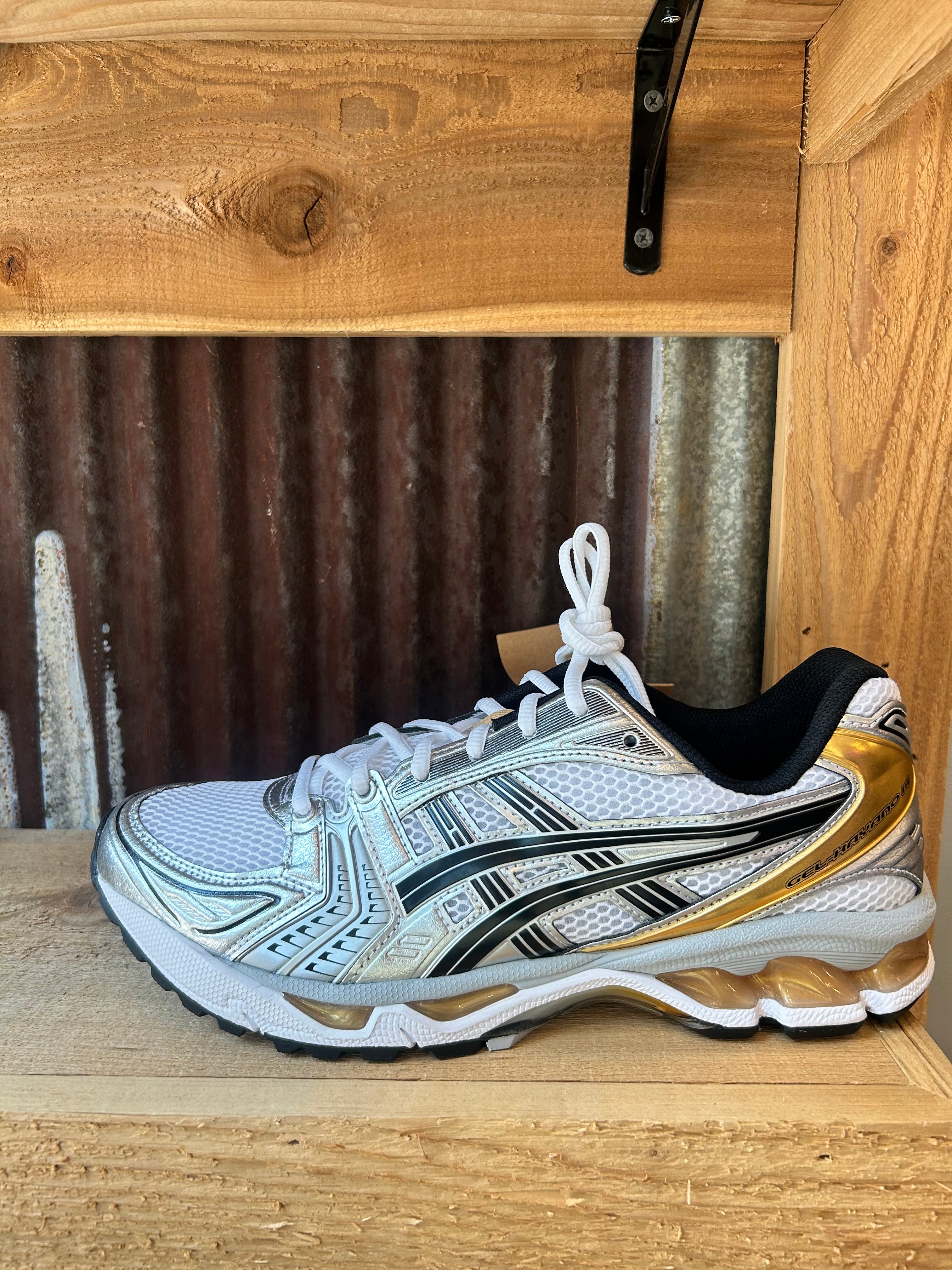 靴 ASICS gel kayano white pure gold 25.0 Amazon.com: ASICS Mens Gel-Kayano 14 White/Pure Gold White