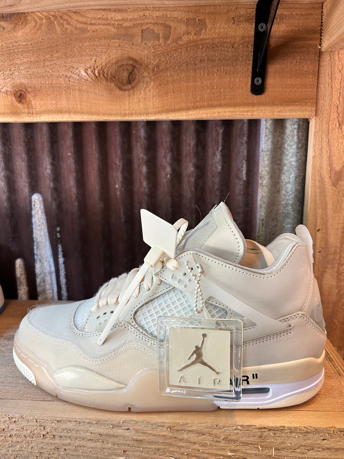 Off-White x Air Jordan 4 WMNS Sail