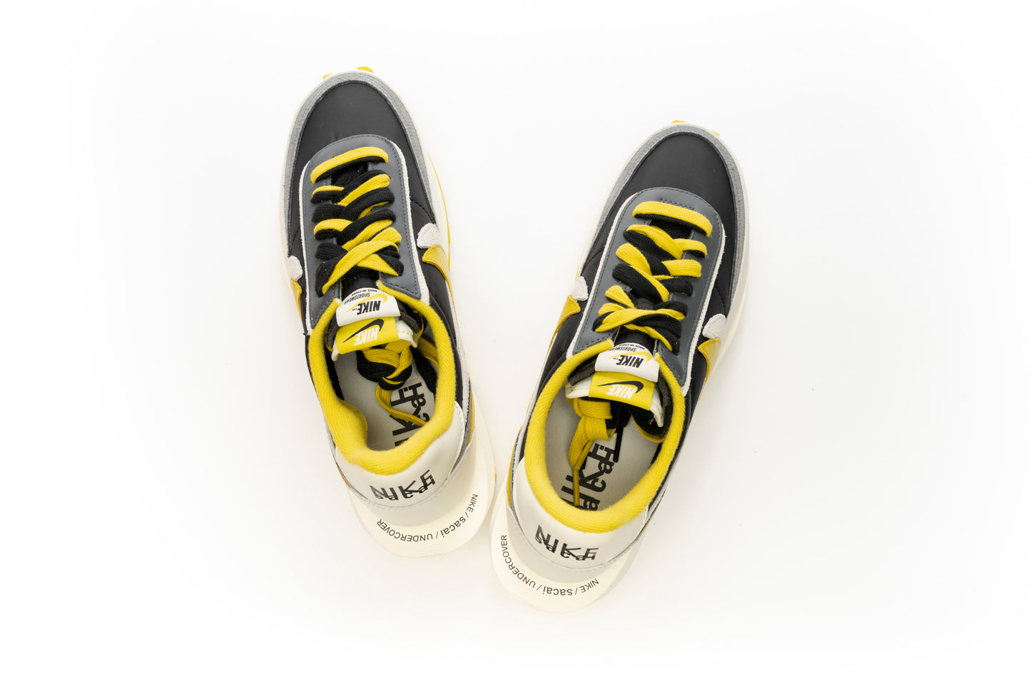 Undercover x Sacai x Nike LD Waffle "Bright Citron"