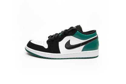 Air Jordan 1 Retro Low White/Black "Mystic Green"