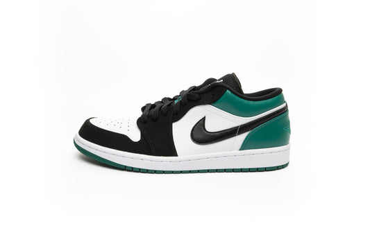 Air Jordan 1 Retro Low White/Black "Mystic Green"