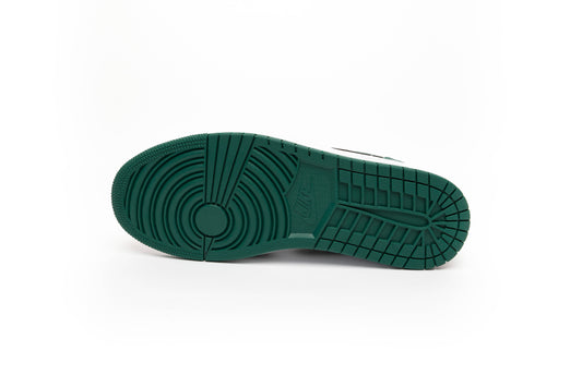 Air Jordan 1 Retro Low White/Black "Mystic Green"