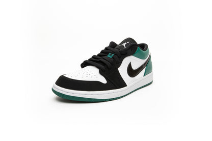 Air Jordan 1 Retro Low White/Black "Mystic Green"