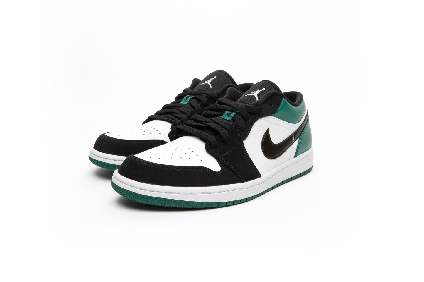 Air Jordan 1 Retro Low White/Black "Mystic Green"
