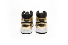 Load image into Gallery viewer, Air Jordan 1 Mid &quot;Metallic Gold Black/White&quot;
