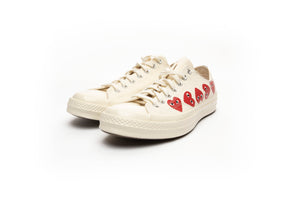 Converse Play Comme Des Garçons Low "Multi Heart"