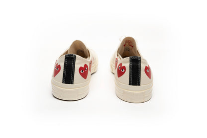 Converse Play Comme Des Garçons Low "Multi Heart"