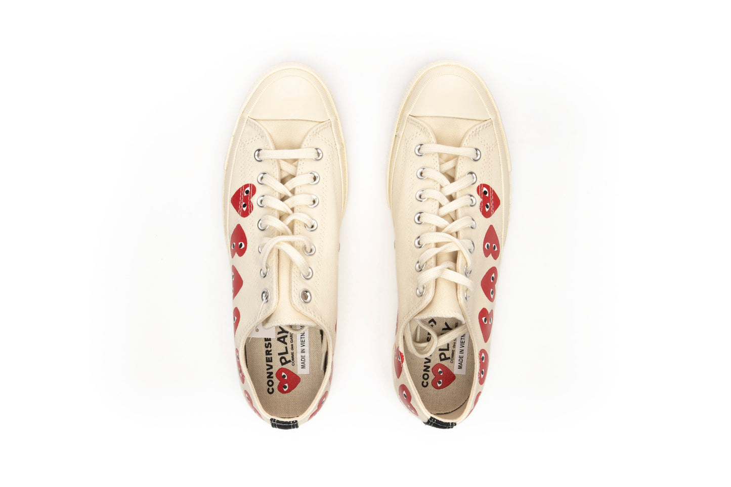 Converse Play Comme Des Garçons Low "Multi Heart"