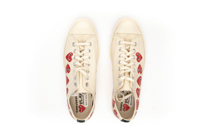 Converse Play Comme Des Garçons Low "Multi Heart"
