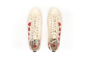 Converse Play Comme Des Garçons Low "Multi Heart"