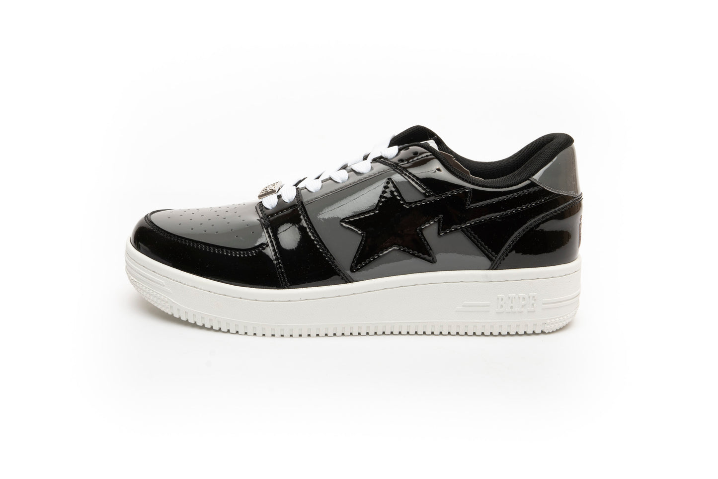 A Bathing Ape Bapesta Low Black Grey