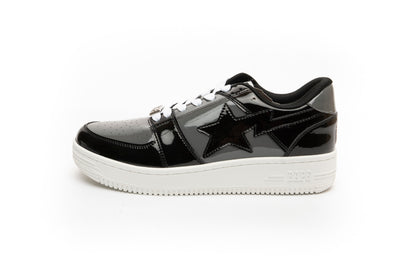 A Bathing Ape Bapesta Low Black Grey