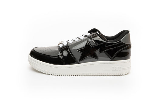 A Bathing Ape Bapesta Low Black Grey