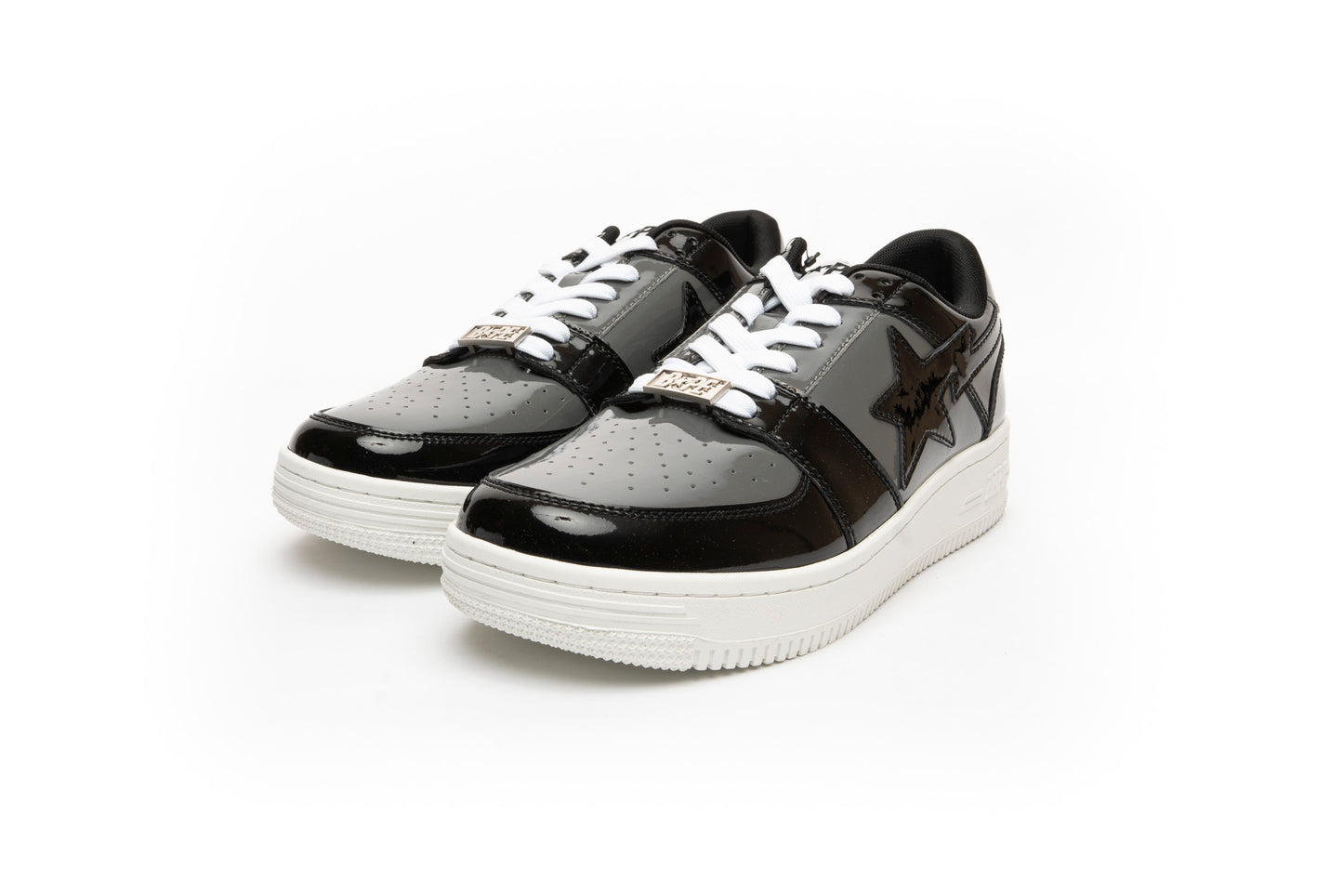 A Bathing Ape Bapesta Low Black Grey