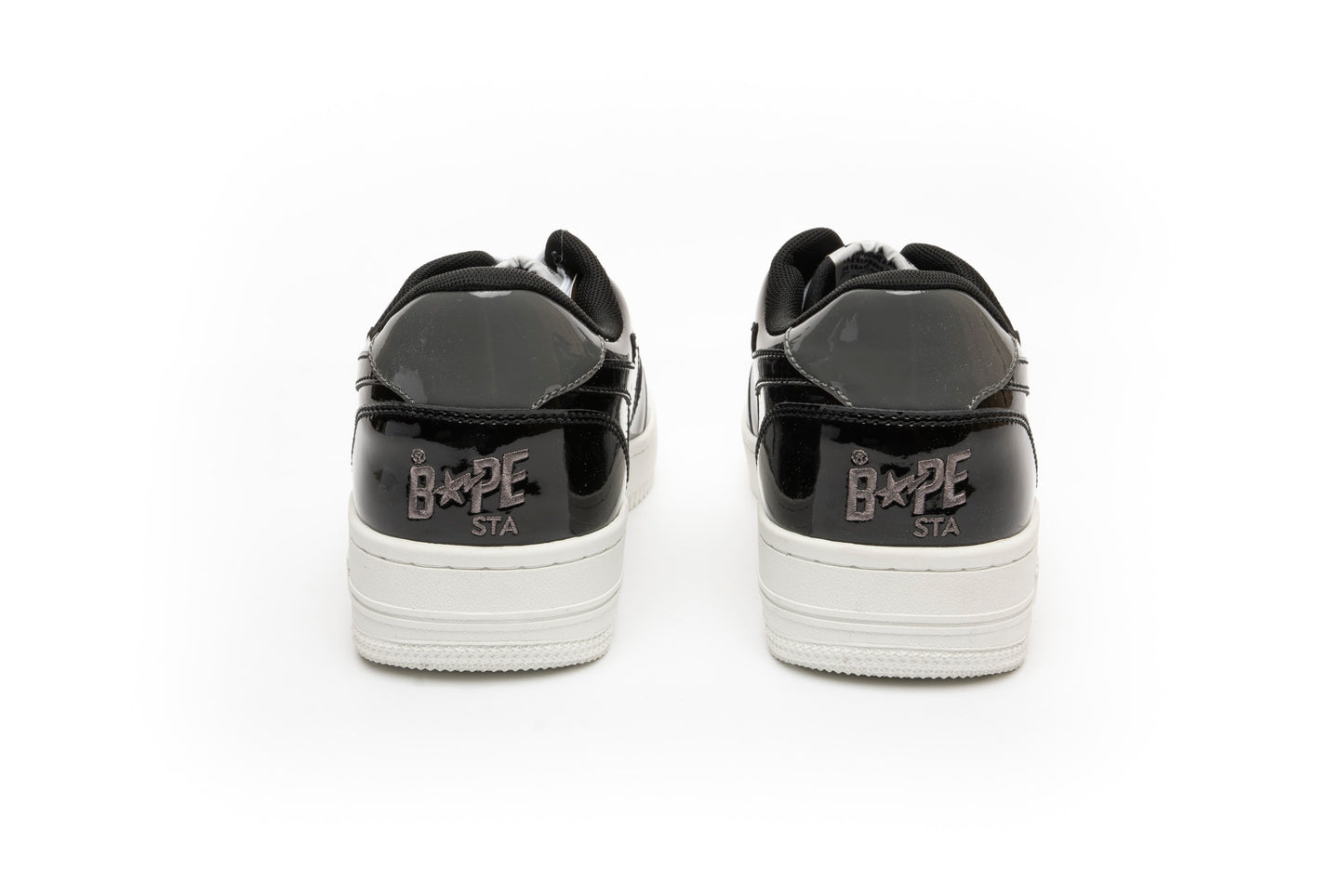 A Bathing Ape Bapesta Low Black Grey
