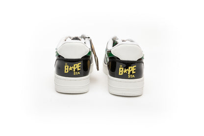 A Bathing Ape Bapesta Color Block Low Black Yellow Green
