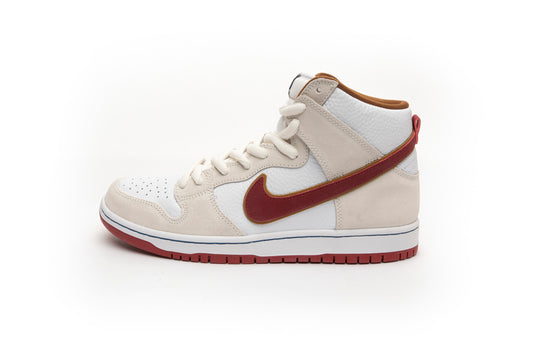 Nike SB Dunk High "Sail Bright Crimson"