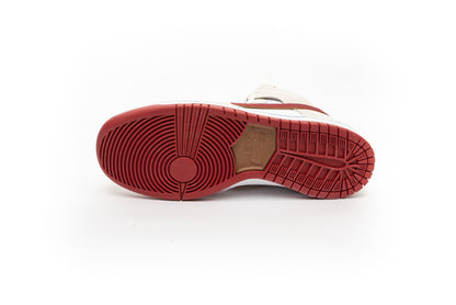 Nike SB Dunk High "Sail Bright Crimson"