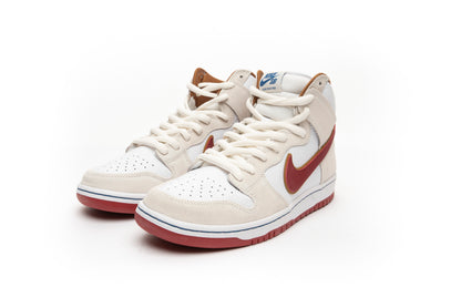 Nike SB Dunk High "Sail Bright Crimson"
