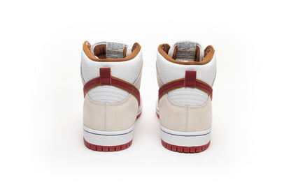 Nike SB Dunk High "Sail Bright Crimson"