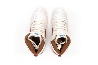 Nike SB Dunk High "Sail Bright Crimson"