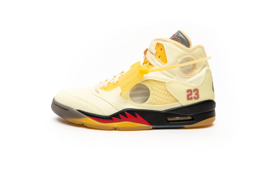Off-White X Air Jordan 5 "Sail"