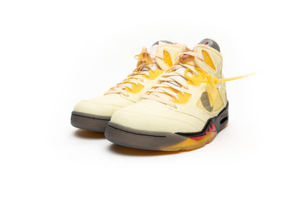 Off-White X Air Jordan 5 "Sail"
