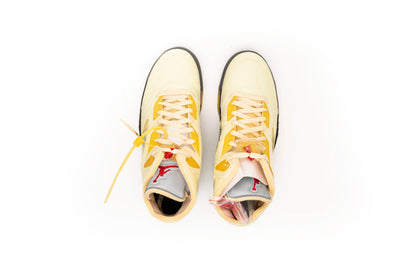 Off-White X Air Jordan 5 "Sail"