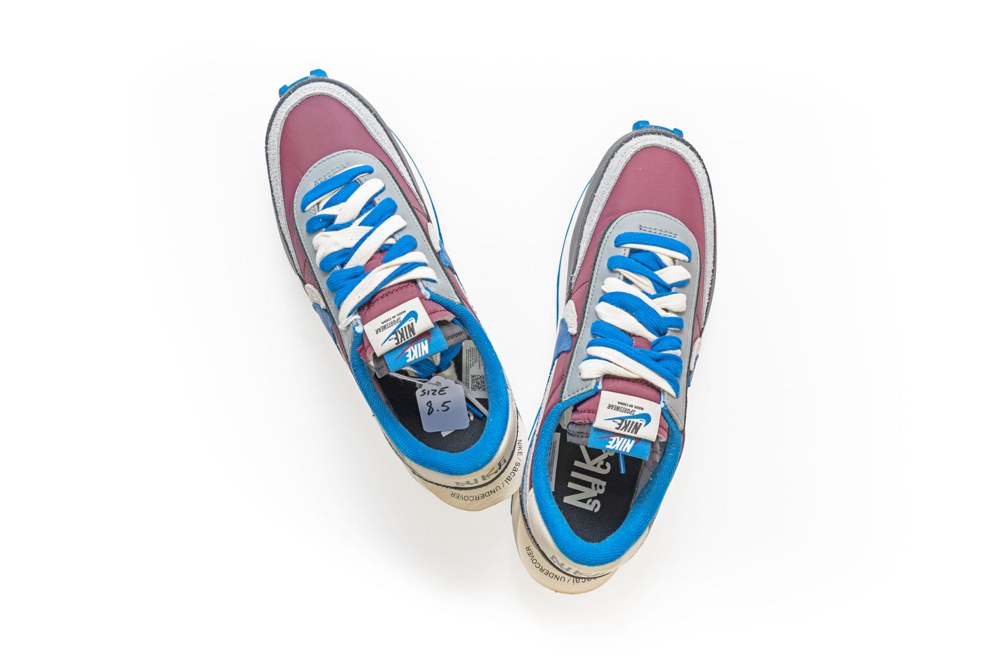 Sacai x Undercover x LD Waffle "Night Maroon Team Royal"