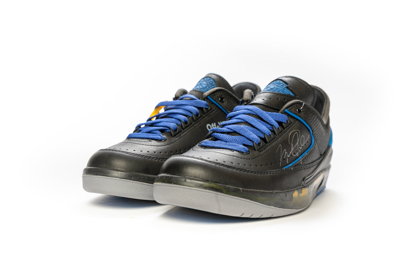 Off-White x Air Jordan 2 Retro Low SP "Black Varsity Royal"