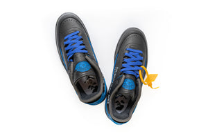 Off-White x Air Jordan 2 Retro Low SP "Black Varsity Royal"