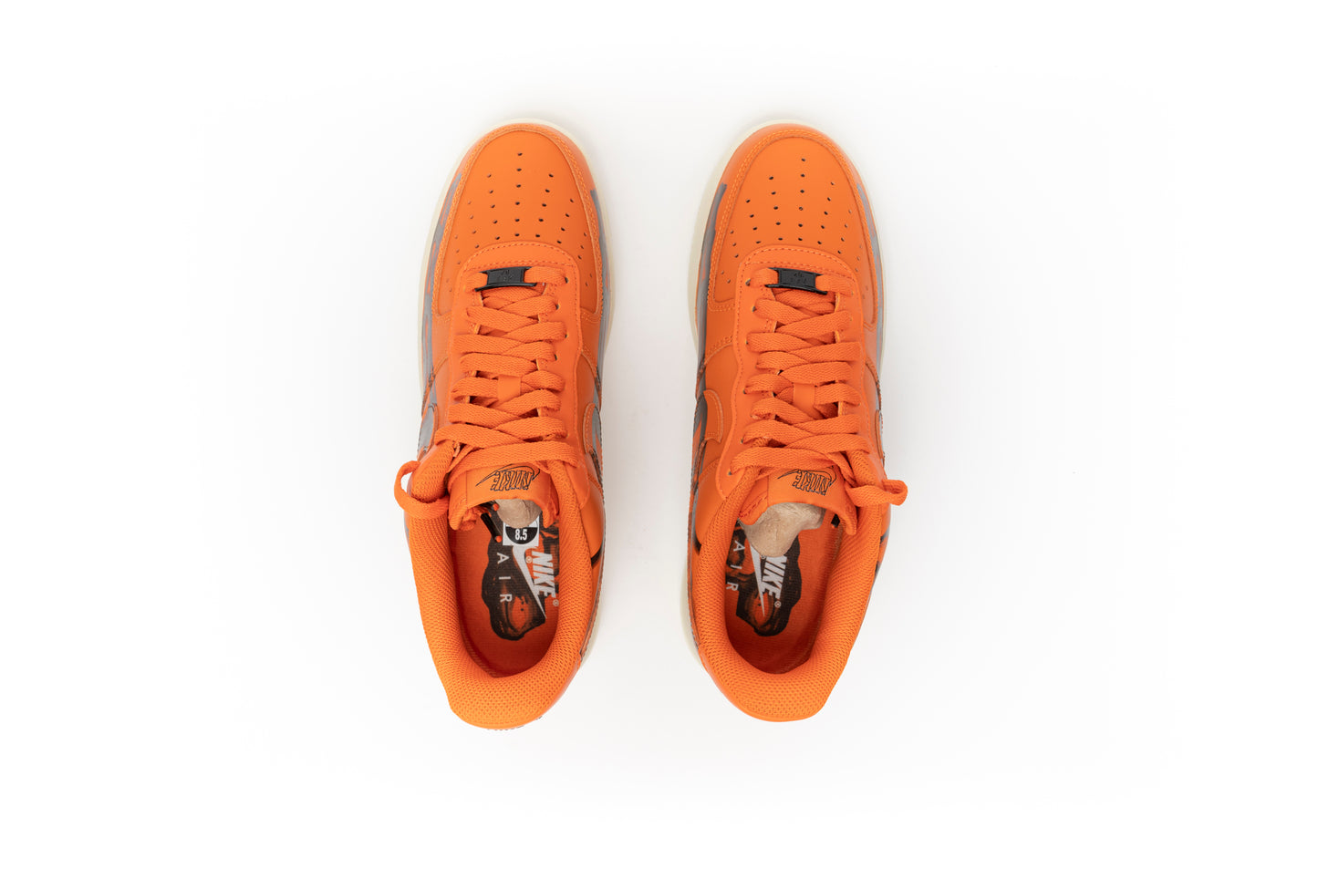 Nike Air Force 1 " Low Orange Skeleton "