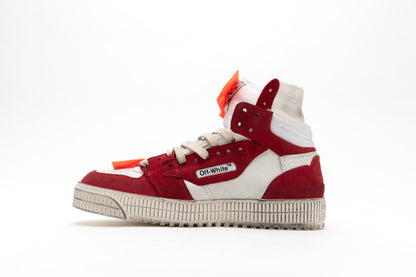 Off-White c/o Virgil Abloh " Off Court Sneaker " White Red