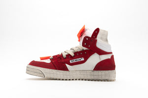 Off-White c/o Virgil Abloh " Off Court Sneaker " White Red