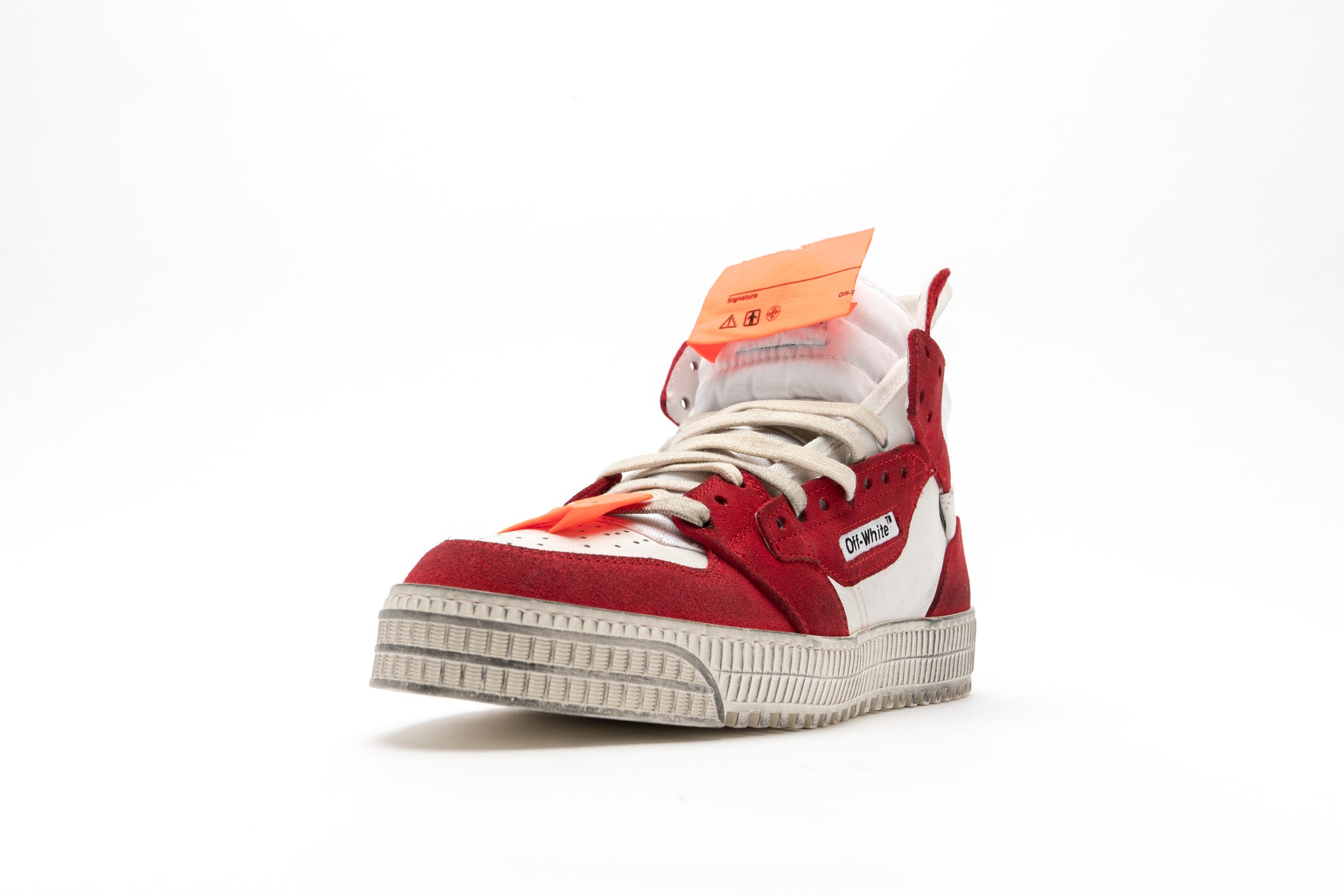 Off-White c/o Virgil Abloh  Off Court Sneaker  White Red – www