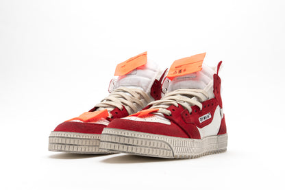 Off-White c/o Virgil Abloh " Off Court Sneaker " White Red