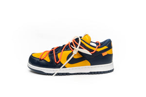 Nike Dunk Low "Off White University" Gold Midnight Navy