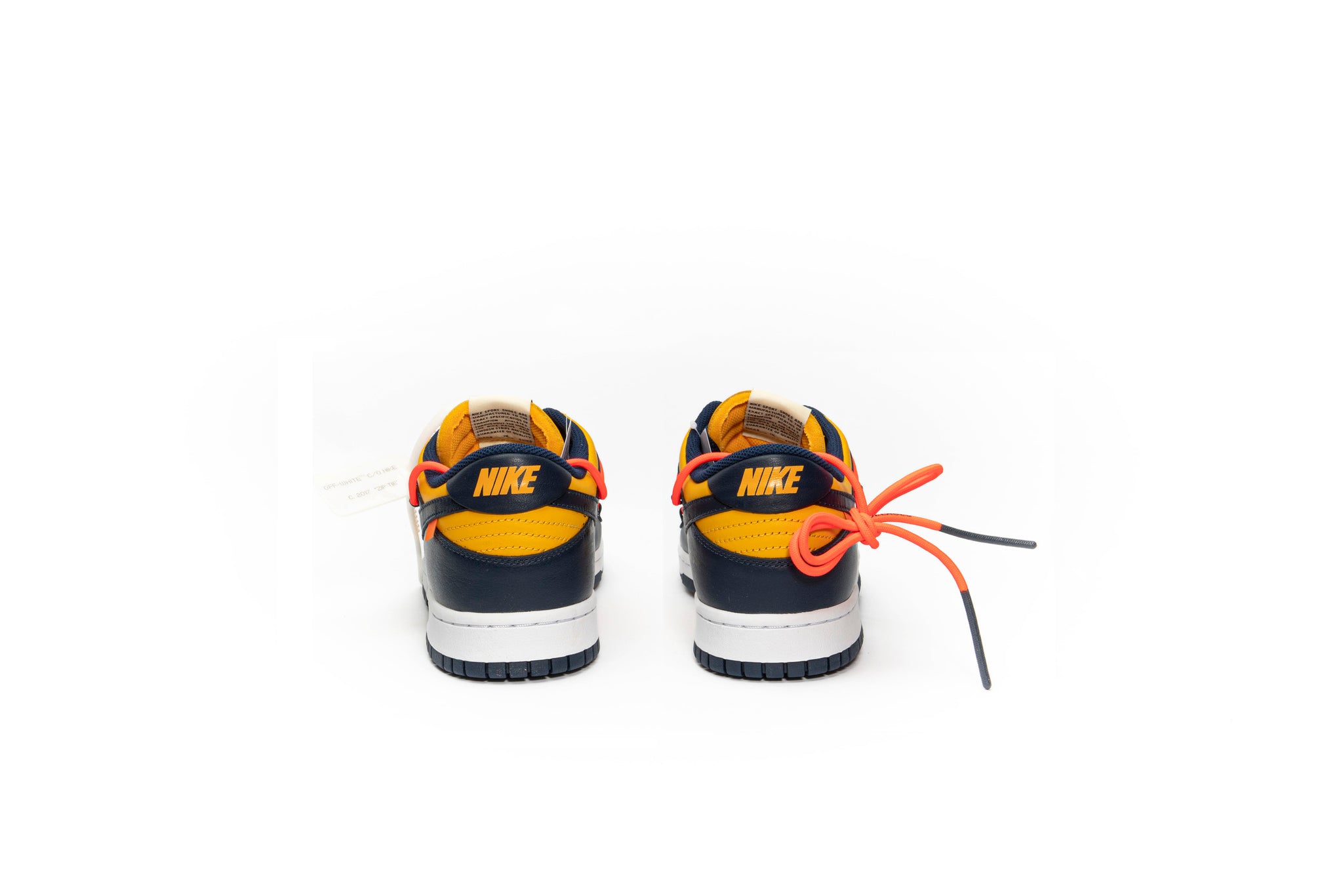 applaus ongeduldig Speel Nike Dunk Low "Off White University" Gold Midnight Navy –  www.firstclasssneaks.com