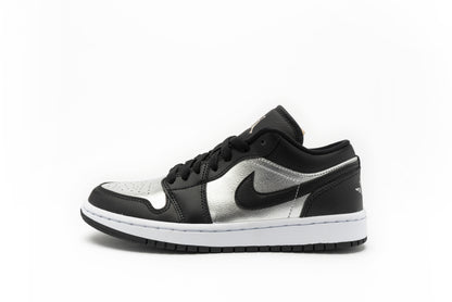 Air Jordan 1 Low " Black Metallic Silver " (W)