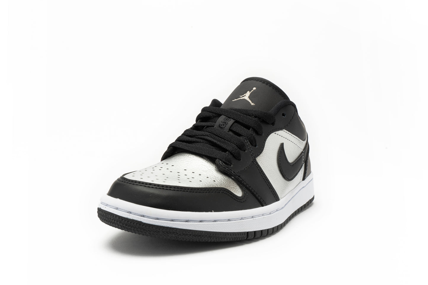 Air Jordan 1 Low " Black Metallic Silver " (W)