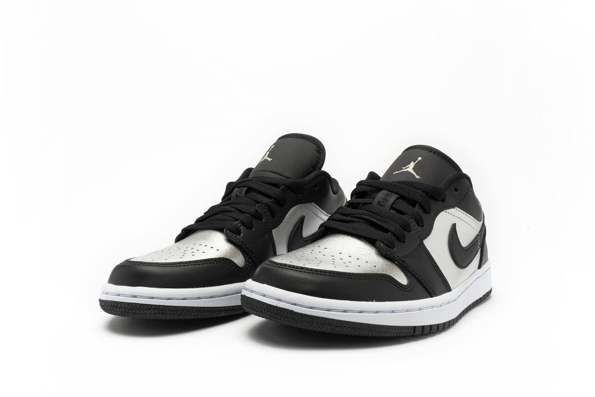 Air Jordan 1 Low " Black Metallic Silver " (W)