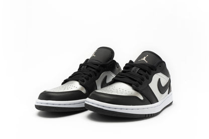 Air Jordan 1 Low " Black Metallic Silver " (W)