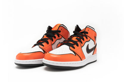 Air Jordan 1 Mid GS " Turf Orange "