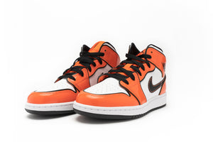 Air Jordan 1 Mid GS " Turf Orange "