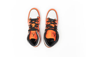 Air Jordan 1 Mid GS " Turf Orange "