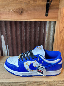 Supreme x nike sb top dunk low hyper blue